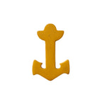Vintage Bakelite Anchor Pin Yellow