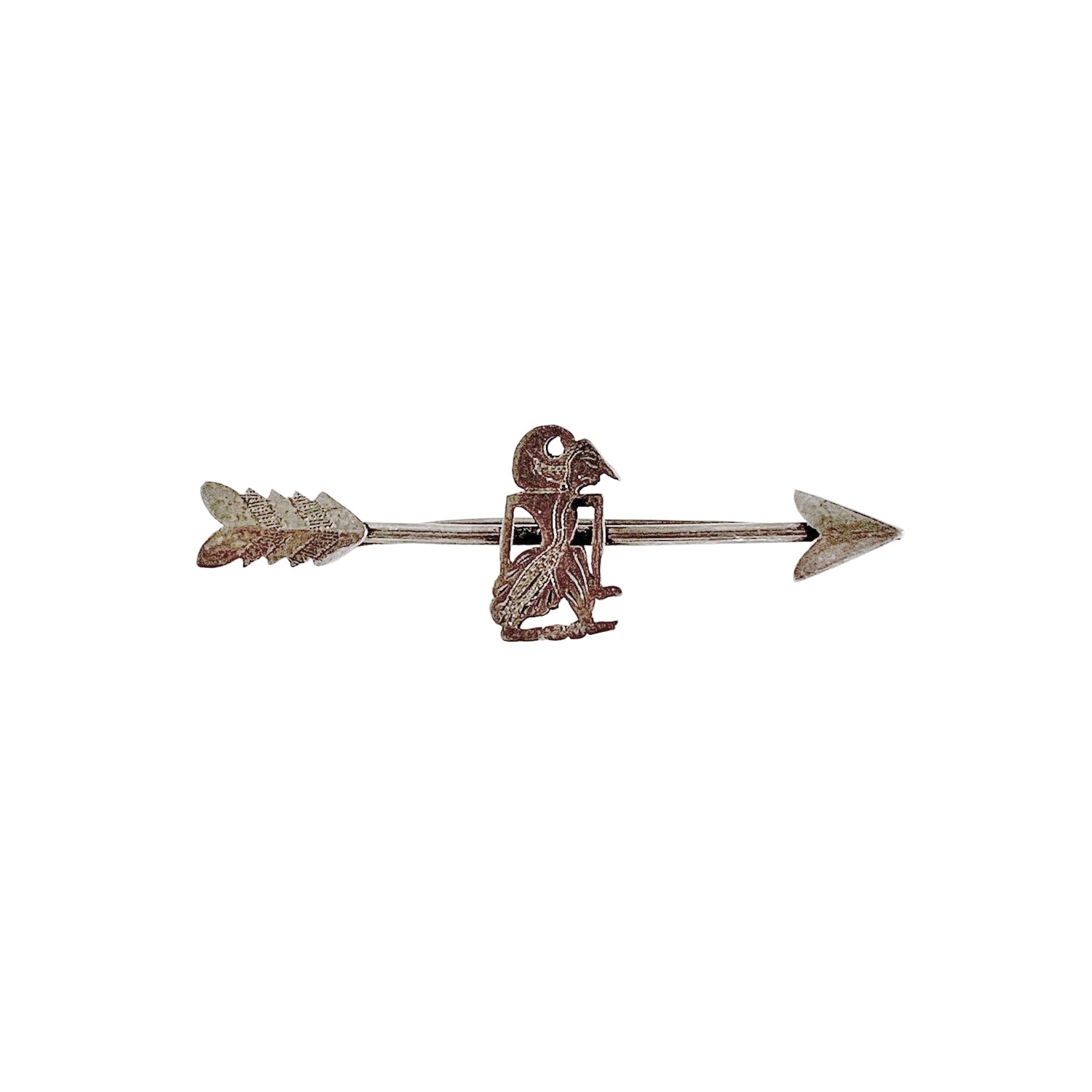 Vintage 800 Silver Aztec Arrow Pin