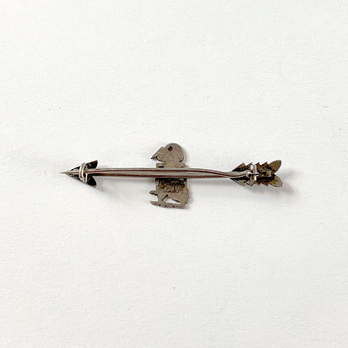 Vintage 800 Silver Aztec Arrow Pin