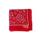 Vintage Cookie Pattern Bandana Red