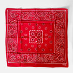 Vintage Cookie Pattern Bandana Red