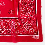 Vintage Cookie Pattern Bandana Red