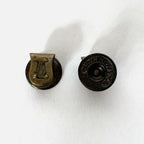 Antique Washburn Bulldog Snap Buttons 1pair/set