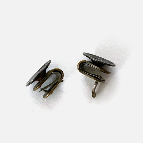 Antique Washburn Bulldog Snap Buttons 1pair/set