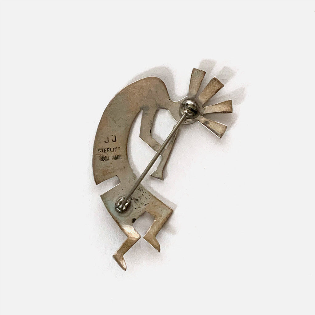 Vintage Sterling Kokopelli Pin