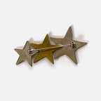 Vintage 925 Silver Three Stars Pin
