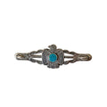 Vintage Sterling Thunderbird Pin with Turquoise