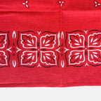 Vintage Four Leaves Bandana Red