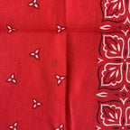 Vintage Four Leaves Bandana Red