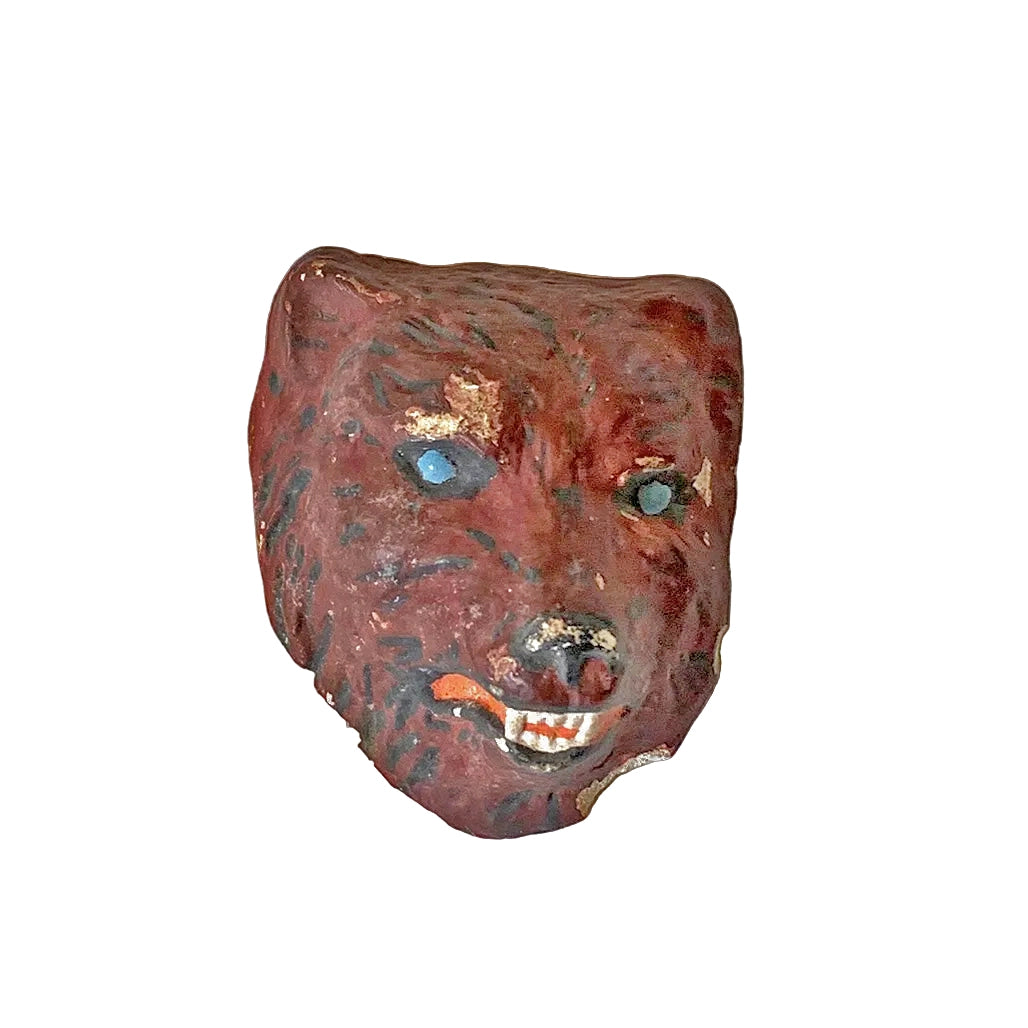 Vintage Mini Wolf Head Wall Hanging