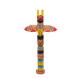 Vintage Wood Carved Totem Pole