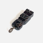 Vintage Hand Carved Tiki Man Ebony Pendant