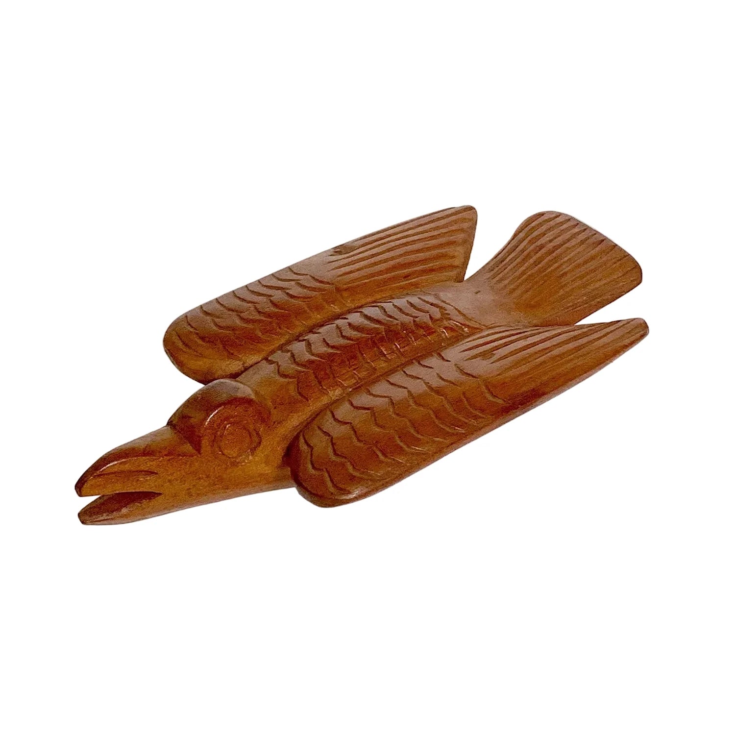 Vintage Hand Carved Wooden Bird