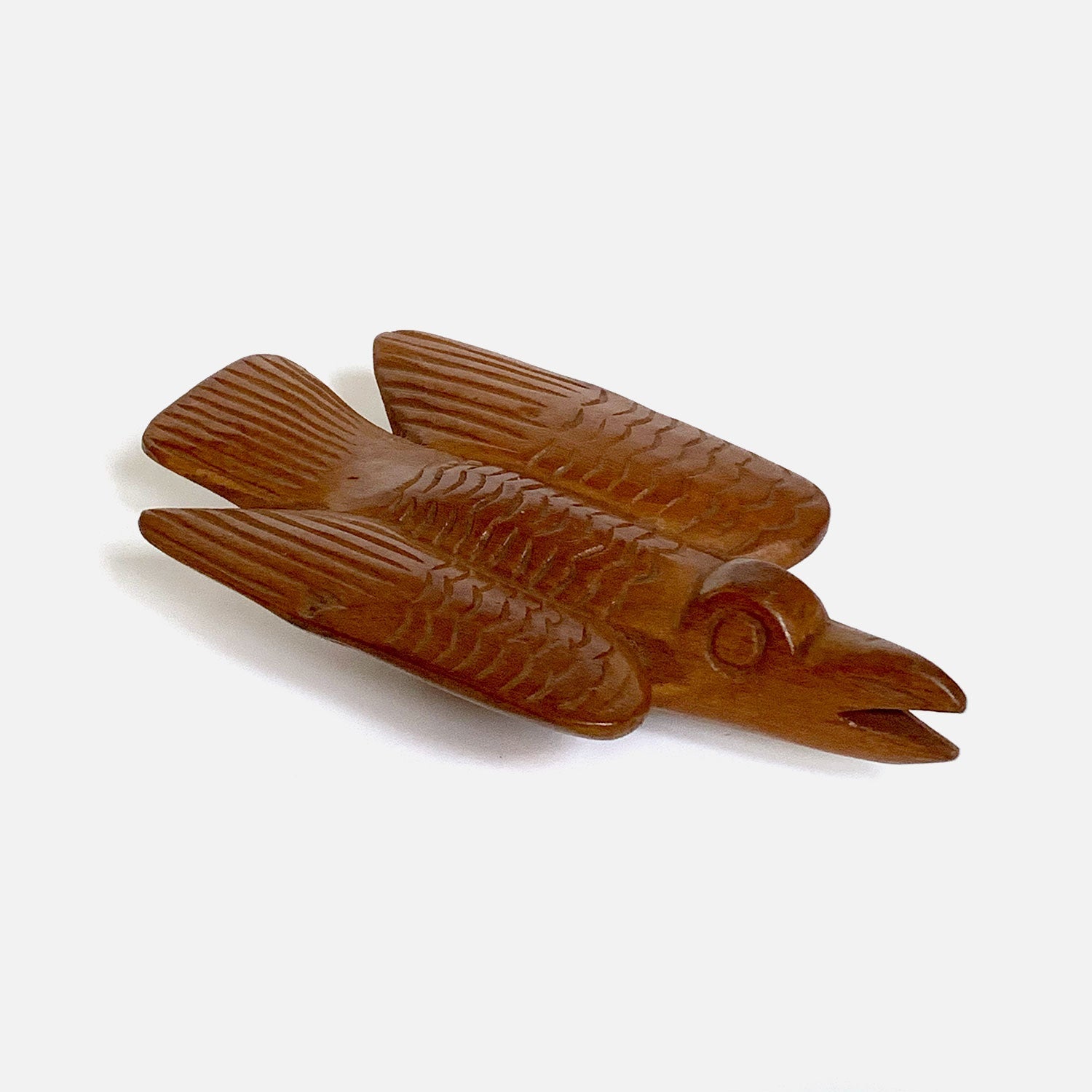 Vintage Hand Carved Wooden Bird