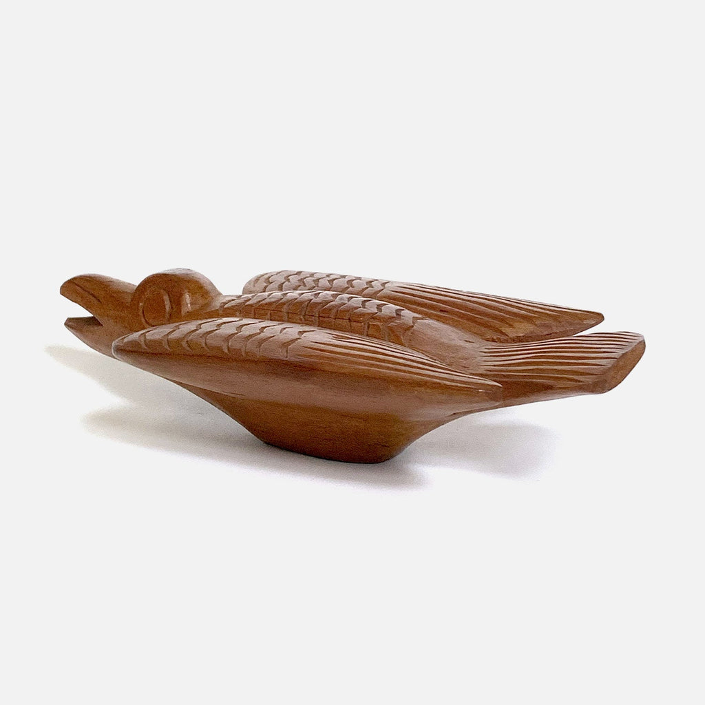 Vintage Hand Carved Wooden Bird